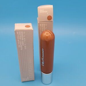 2x NIB REM Beauty On Your Collar Plumping Lipgloss - Away Message - Authentic